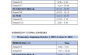 As we transition to a 5-period day, please refer to the updated bell schedule below for the upcoming 2025–2026 school year.  